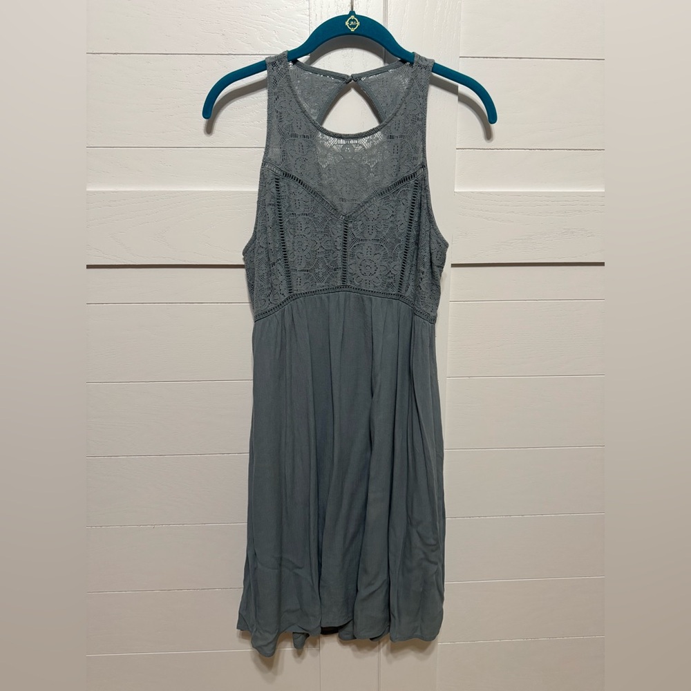 Abercrombie & Fitch Gray Halter Sundress